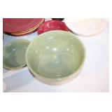 Colorful Collection of Ceramic Dinnerware and Accessories