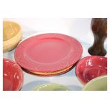 Colorful Collection of Ceramic Dinnerware and Accessories