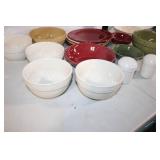 Colorful Collection of Ceramic Dinnerware and Accessories