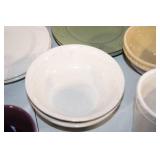 Colorful Stoneware Dinnerware Set - 25 Pieces, Mixed Bowls, Cups, and Plates