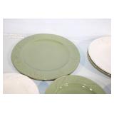 Colorful Stoneware Dinnerware Set - 25 Pieces, Mixed Bowls, Cups, and Plates