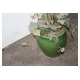 Artificial Topiary Plant with Grapevine Decoration in Green Pot