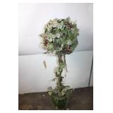 Artificial Topiary Plant with Grapevine Decoration in Green Pot