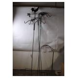 Vintage Rooster Weathervane Style Garden Plant Hangers