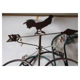 Vintage Rooster Weathervane Style Garden Plant Hangers