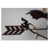 Vintage Rooster Weathervane Style Garden Plant Hangers