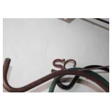 Vintage Rooster Weathervane Style Garden Plant Hangers