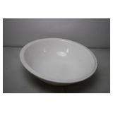 Vintage White Enamel Wash Basin Bowl - 14 Inches