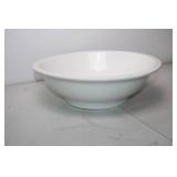 Vintage White Enamel Wash Basin Bowl - 14 Inches