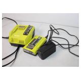 Ryobi 40V Lithium Battery Charger and Power Supply Set