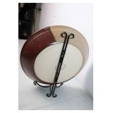 Lost Highway Pottery Artisan Plate - 14-inch Handmade Ceramic