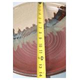 Lost Highway Pottery Artisan Plate - 14-inch Handmade Ceramic