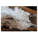 Artificial White Christmas Tree with Hinged Branches