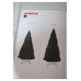 Artificial White Christmas Tree with Hinged Branches