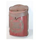 Vintage North Pole Post Mailbox with Distressed Finish