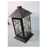 Decorative Metal Lantern with Candle Holder