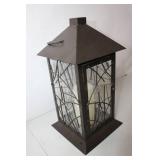 Decorative Metal Lantern with Candle Holder