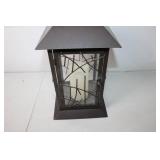 Decorative Metal Lantern with Candle Holder