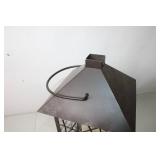 Decorative Metal Lantern with Candle Holder