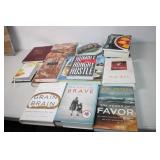 Collection of 25 Assorted Books including Cookbooks and Novels