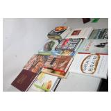 Collection of 25 Assorted Books including Cookbooks and Novels