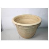 Large Beige Ceramic Plant Pot