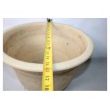 Large Beige Ceramic Plant Pot