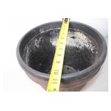 Large Brown Plastic Planter Pot Outdoor