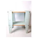 Rustic Wooden Stand with Flared Legs