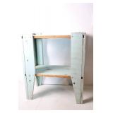 Rustic Wooden Stand with Flared Legs