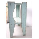 Rustic Wooden Stand with Flared Legs