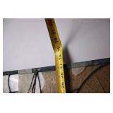 Stained Glass Panel with Hummingbird and Floral Design - 20x30 Inches