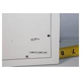 Large Pink and Green Floral Corkboard with White Frame