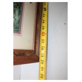 Framed Wall Art with Scenic Landscape Painting