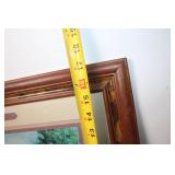 Framed Wall Art with Scenic Landscape Painting