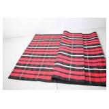 Red and Black Plaid Table Runner 50" x 25"