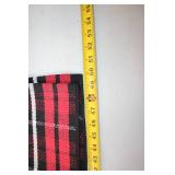 Red and Black Plaid Table Runner 50" x 25"