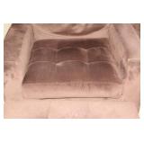 3-Piece Brown Upholstered Sofa Set with Ottoman