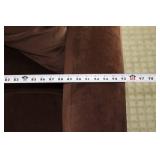 3-Piece Brown Upholstered Sofa Set with Ottoman