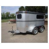 2007 Hawk 6x14 Miniature Horse, Show Goat, Show Hog Trailer