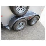 2007 Hawk 6x14 Miniature Horse, Show Goat, Show Hog Trailer