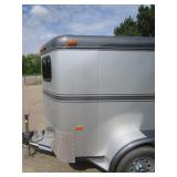 2007 Hawk 6x14 Miniature Horse, Show Goat, Show Hog Trailer