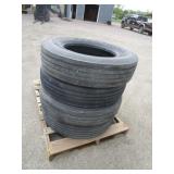 (4) Semi Tires 10R22.5