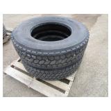 (2) Semi Tires 275/80R22.5