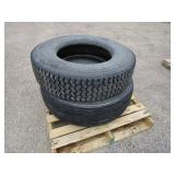 (2) Semi Tires 295/75R22.5