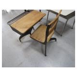 Vintage School Desks