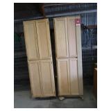 (2) Wall Cabinets 12"x24"x78"