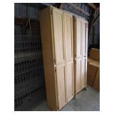 (2) Wall Cabinets 12"x24"x78"