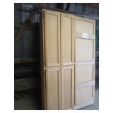(2) Wall Cabinets 12"x24"x78"