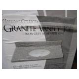 Granite Vanity Top w/Sink 22"x37"